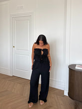 Carica l'immagine nel visualizzatore di Gallery, SET TOP E PANTALONI NERO