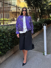 Carica l'immagine nel visualizzatore di Gallery, BOMBER BANDANA VIOLA LUMINA