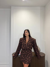 Carica l'immagine nel visualizzatore di Gallery, DRESS MILA MARRONE FIORI
