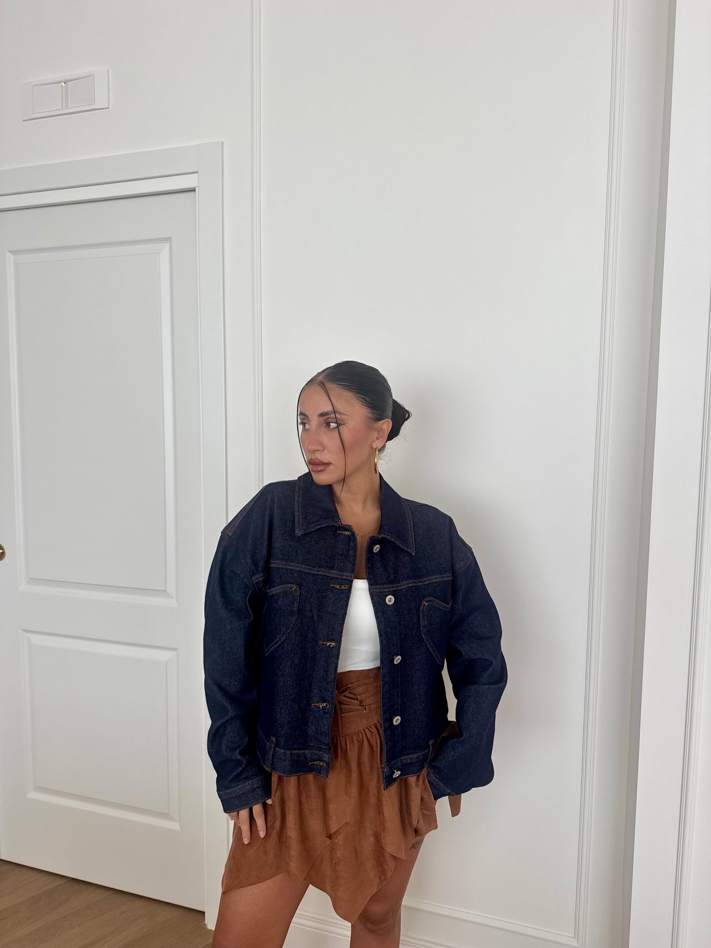 GIACCA DENIM HEARTS