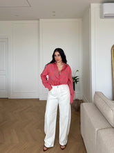 Carica l'immagine nel visualizzatore di Gallery, JEANS MOM FIT BIANCO
