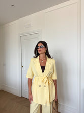 Carica l'immagine nel visualizzatore di Gallery, TAILLEUR MISTO LINO GIALLO

