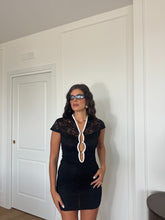 Carica l'immagine nel visualizzatore di Gallery, MINI DRESS PIZZO NERO
