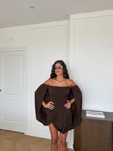 Carica l'immagine nel visualizzatore di Gallery, DRESS SELENE MARRONE
