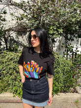 Carica l&#39;immagine nel visualizzatore di Gallery, T SHIRT BAROCK NERA
