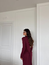 Carica l&#39;immagine nel visualizzatore di Gallery, ABITO MINA BORDEAUX

