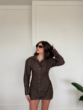 Carica l'immagine nel visualizzatore di Gallery, DRESS DENIM MARRONE
