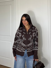 Carica l'immagine nel visualizzatore di Gallery, PULLOVER PAISLEY MARRONE
