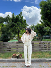 Carica l&#39;immagine nel visualizzatore di Gallery, JEANS WIDELEG CREAM
