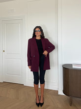 Carica l'immagine nel visualizzatore di Gallery, BLAZER OVER JUST BORDEAUX
