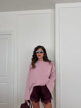 Carica l&#39;immagine nel visualizzatore di Gallery, SHORTS SATIN PIZZO BORGOGNA
