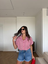 Carica l'immagine nel visualizzatore di Gallery, CAMICIA RISVOLTO VICHY ROSSO

