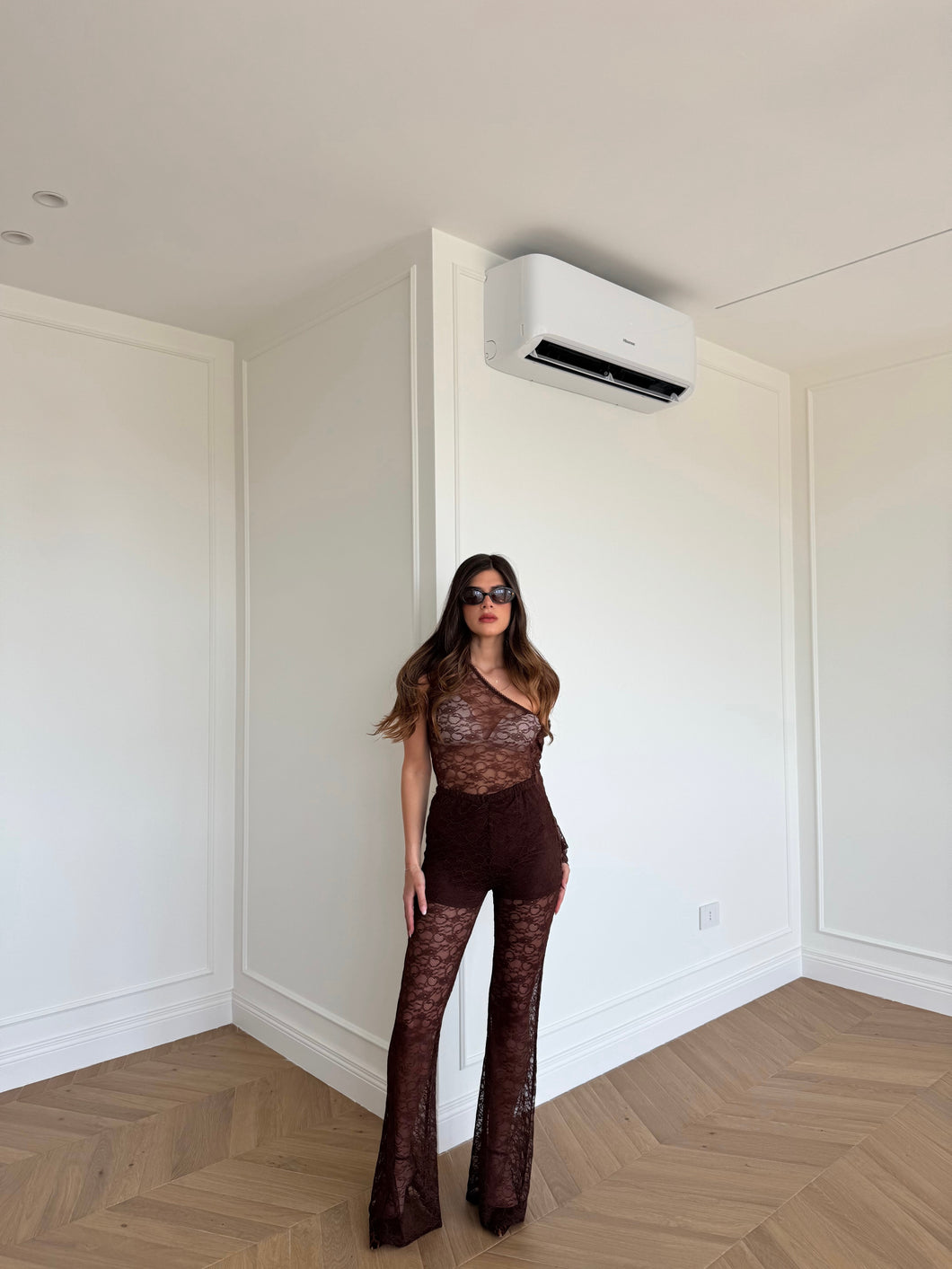 SET ATHENA PIZZO MARRONE LUMINA