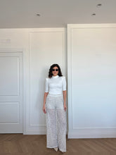 Carica l'immagine nel visualizzatore di Gallery, PANTALONI PAILLETTES BIANCO
