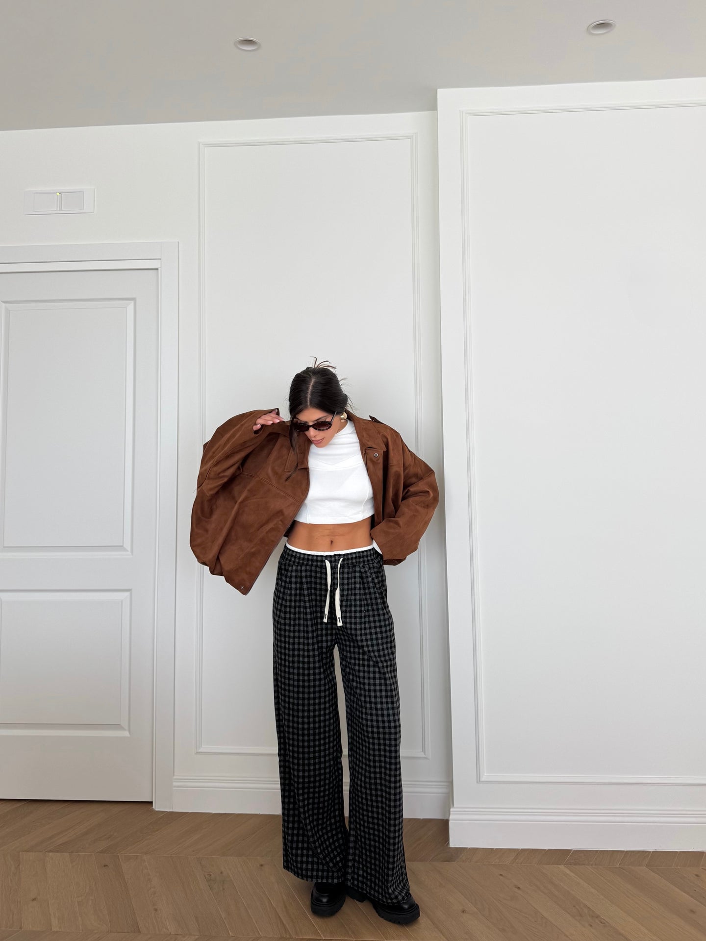 JOGGER PIED DE POULE
