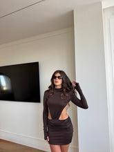 Carica l&#39;immagine nel visualizzatore di Gallery, ABITO MELANY MARRONE
