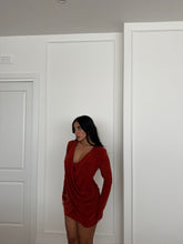 Carica l&#39;immagine nel visualizzatore di Gallery, MINI DRESS TAYLOR RUGGINE
