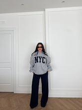 Carica l&#39;immagine nel visualizzatore di Gallery, PANTALONI WIDE LEG BLU
