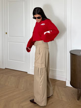 Carica l'immagine nel visualizzatore di Gallery, PANTALONI CON RISVOLTO BEIGE
