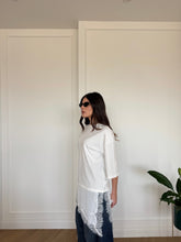 Carica l'immagine nel visualizzatore di Gallery, T-SHIRT PIZZO BIANCO
