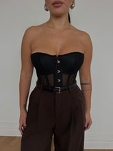 Carica l&#39;immagine nel visualizzatore di Gallery, BUSTIER RETE NERO
