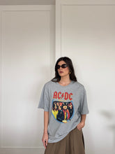 Carica l'immagine nel visualizzatore di Gallery, T-SHIRT ACDC CON SPALLINE GRIGIO
