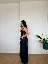 Carica l'immagine nel visualizzatore di Gallery, JEANS WIDELEG NERO

