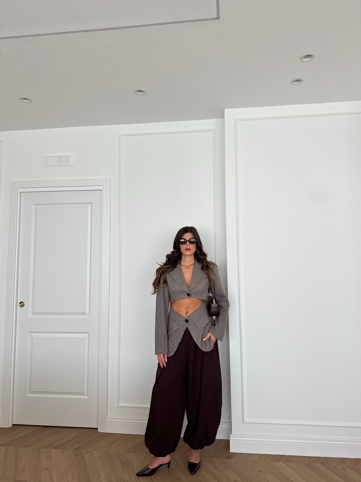 PANTALONI JASMINE MARRONE