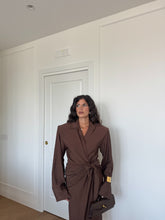 Carica l'immagine nel visualizzatore di Gallery, DRESS CHEMISIER SPALLINE MARRONE
