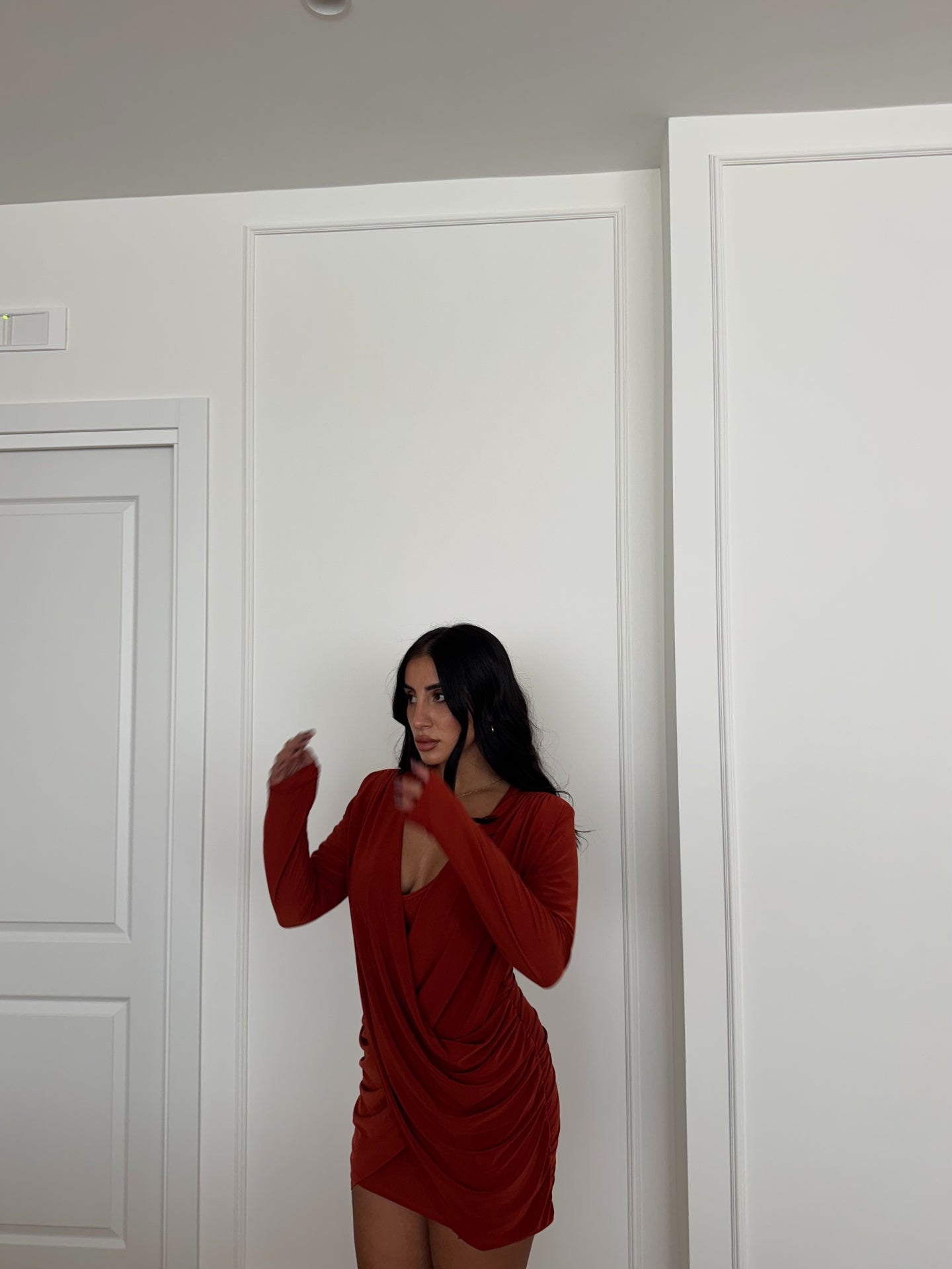 MINI DRESS TAYLOR RUGGINE