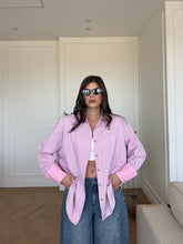 Carica l'immagine nel visualizzatore di Gallery, CAMICIA OVER QUADRI ROSA

