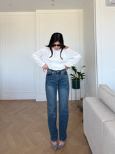 Carica l'immagine nel visualizzatore di Gallery, JEANS STRAIGHT SCURO
