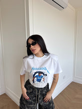 Carica l&#39;immagine nel visualizzatore di Gallery, T-SHIRT CROP MARADONA BIANCA
