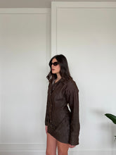 Carica l'immagine nel visualizzatore di Gallery, DRESS DENIM MARRONE
