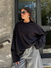 Carica l'immagine nel visualizzatore di Gallery, MAGLIA LONGSLEEVE LUMINA NERO
