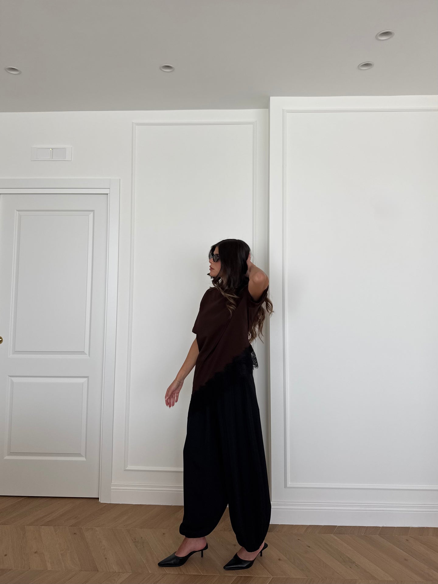 PANTALONI JASMINE NERO