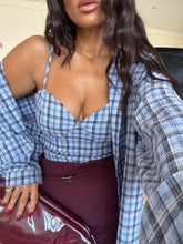 Carica l'immagine nel visualizzatore di Gallery, CAMICIA CON TOP AZZURRO
