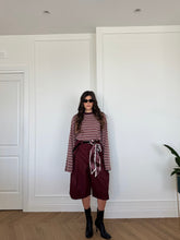 Carica l'immagine nel visualizzatore di Gallery, BERMUDA BAGGY FOULARD BORDEAUX
