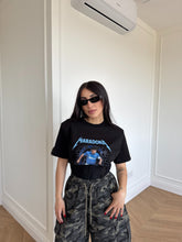Carica l&#39;immagine nel visualizzatore di Gallery, T-SHIRT CROP MARADONA NERA
