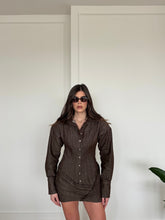 Carica l'immagine nel visualizzatore di Gallery, DRESS DENIM MARRONE
