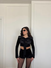 Carica l'immagine nel visualizzatore di Gallery, SET KATY VELLUTO NERO

