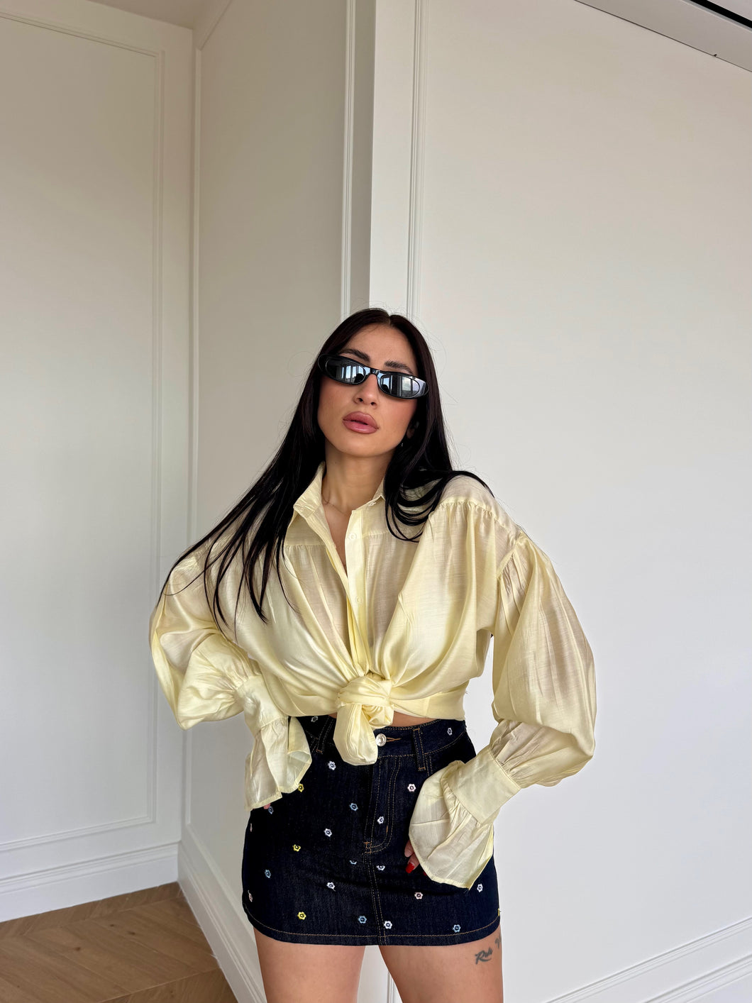 CAMICIA MARIKA GIALLO