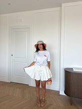 Carica l'immagine nel visualizzatore di Gallery, SHORTS FARFALLA DENIM BIANCO
