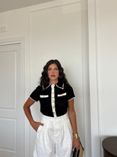 Carica l'immagine nel visualizzatore di Gallery, MAGLIA POLO COCO NERA
