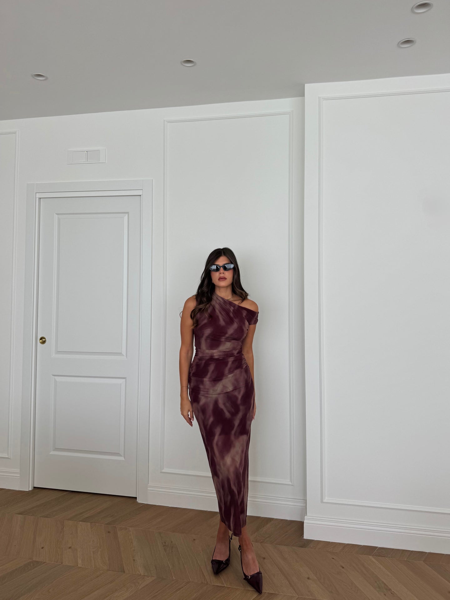 ABITO CAMY BORDEAUX