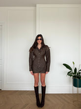 Carica l'immagine nel visualizzatore di Gallery, DRESS DENIM MARRONE
