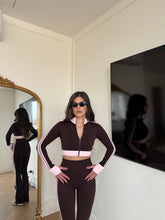 Carica l'immagine nel visualizzatore di Gallery, SET GYM A ZAMPA MARRONE/ROSA
