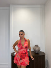 Carica l'immagine nel visualizzatore di Gallery, MINIDRESS NORA FANTASIA ROSSO
