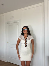 Carica l'immagine nel visualizzatore di Gallery, MINI DRESS PIZZO PANNA
