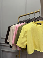 Carica l'immagine nel visualizzatore di Gallery, MAGLIA CROP JUST (vari colori)
